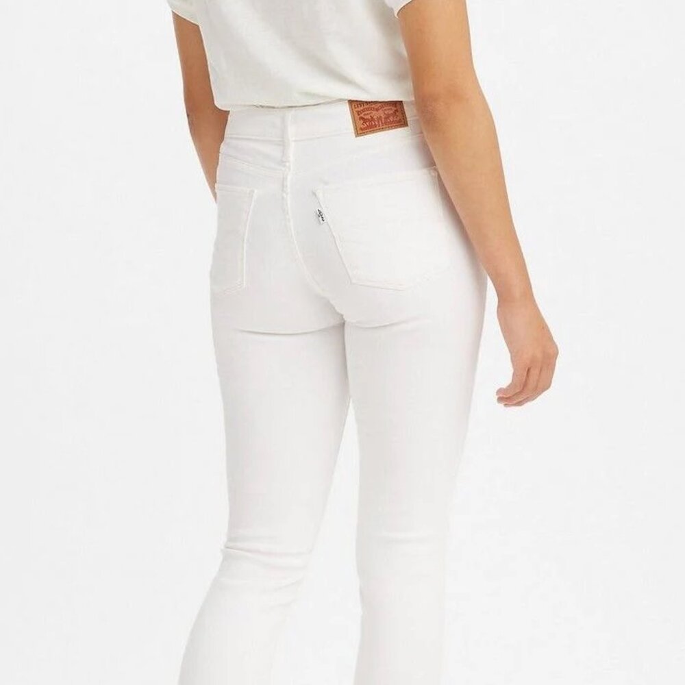 Levi's White High-Rise Skinny Jeans